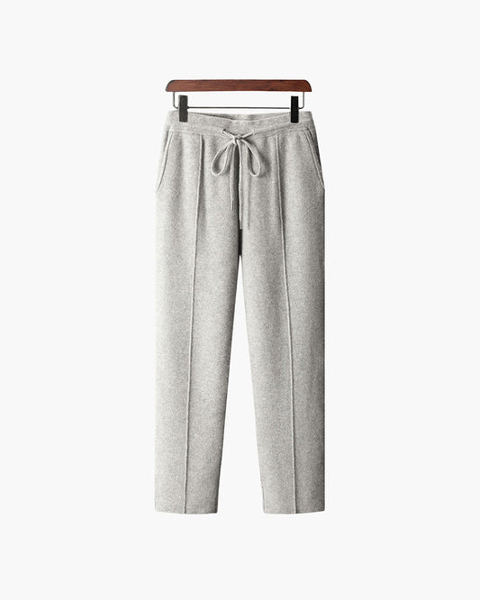 Wool Straight-Leg Sweatpants